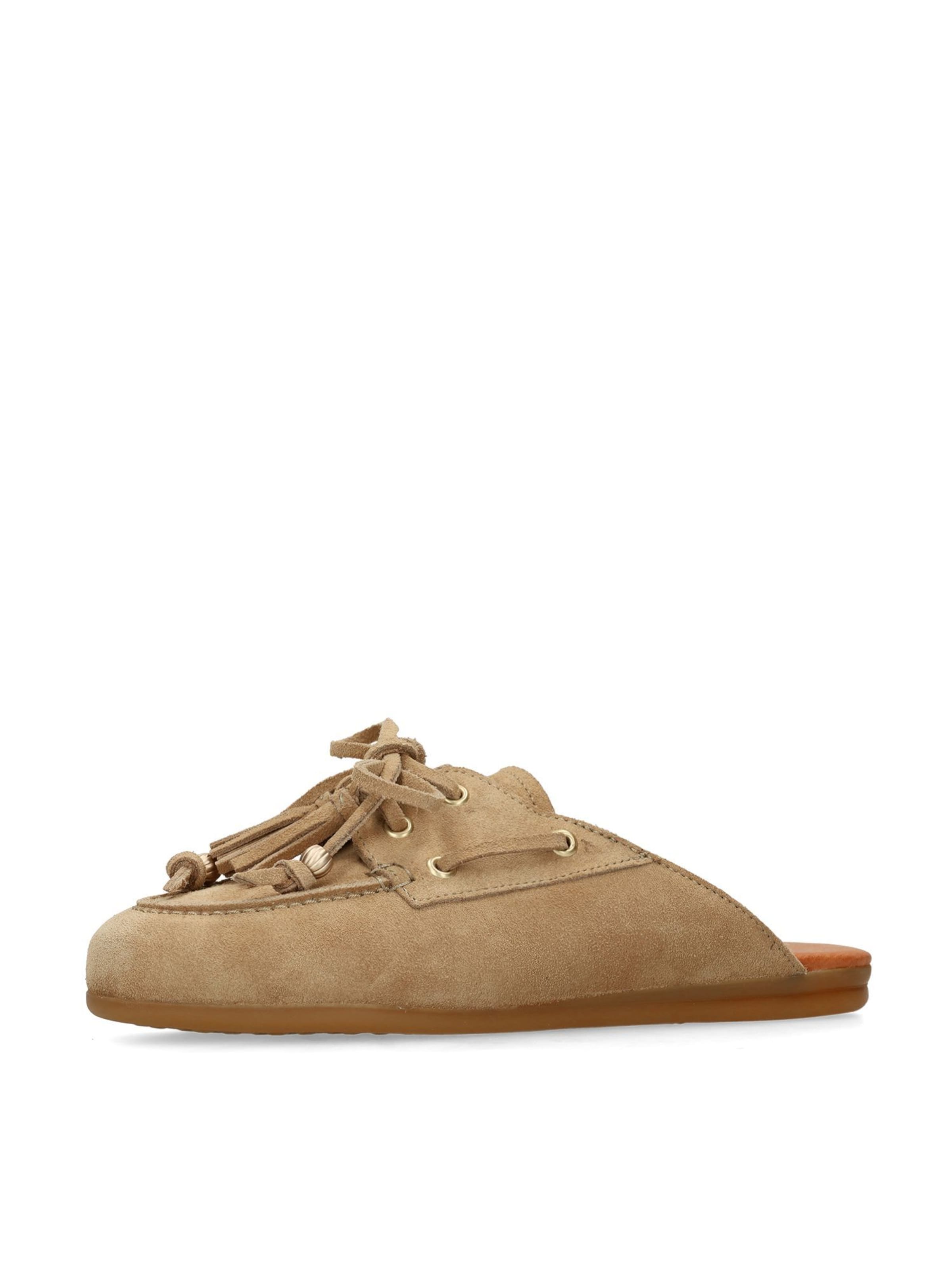 MANFIELD Pantolette in 36 in cognac, Produktansicht
