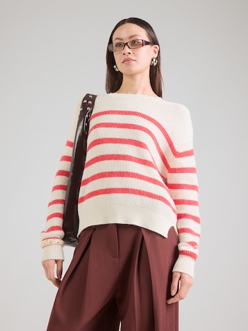 NÜMPH Sweater 'VINETTE' in Beige: front