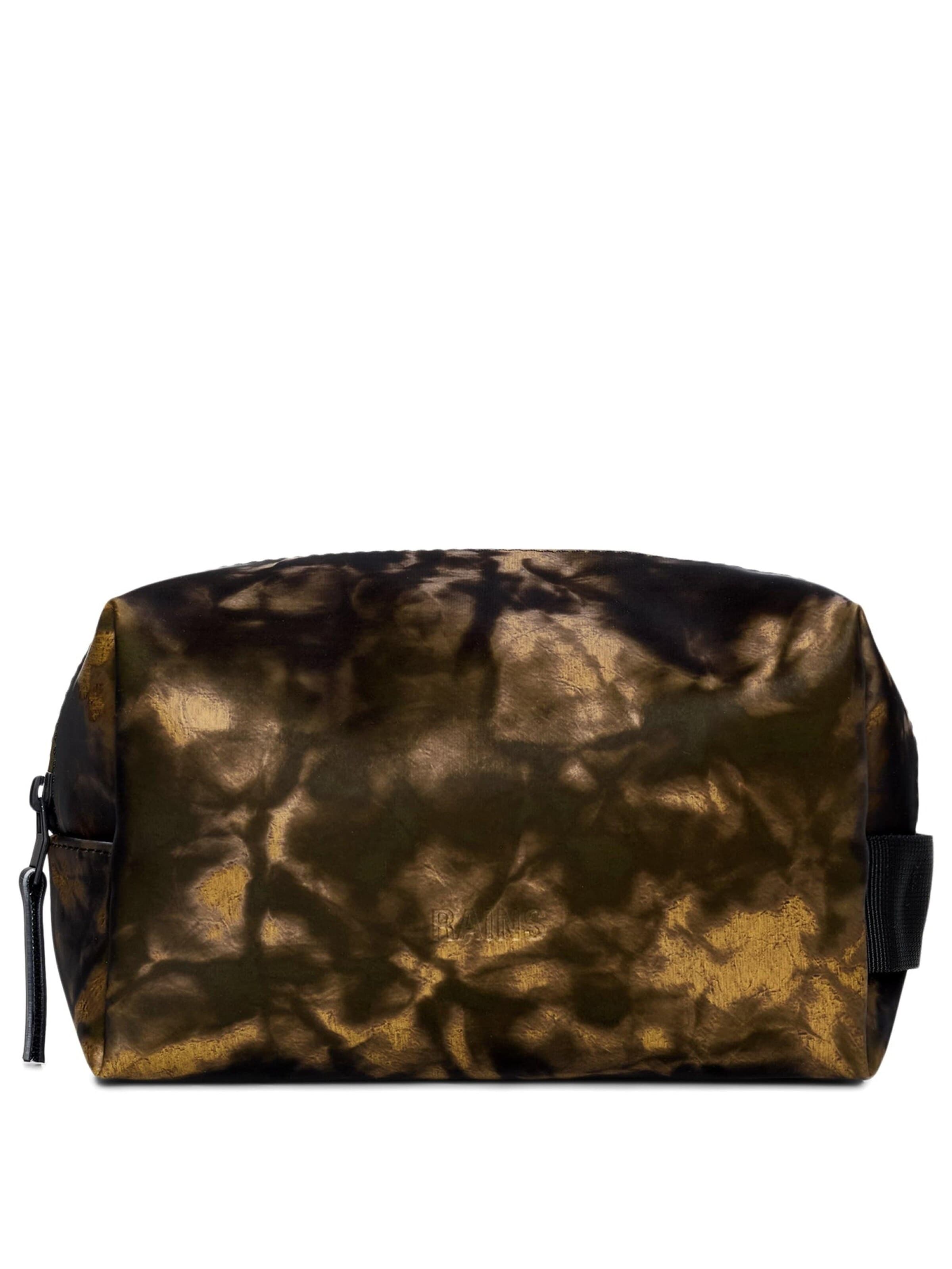 RAINS Toiletry Bag in Brown: front