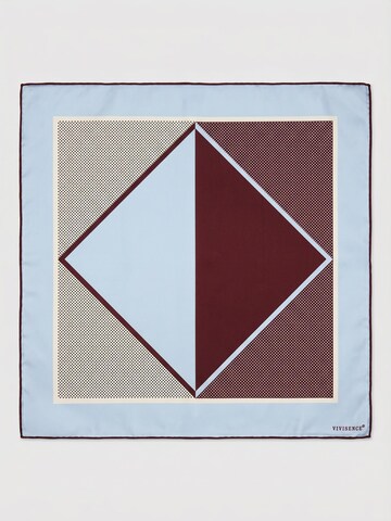 Vivisence Shawl 'S65-007' in Blue: front