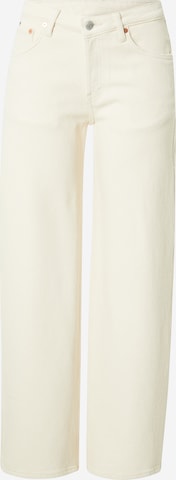 Wide leg Jeans 'Young' di WEEKDAY in beige: frontale
