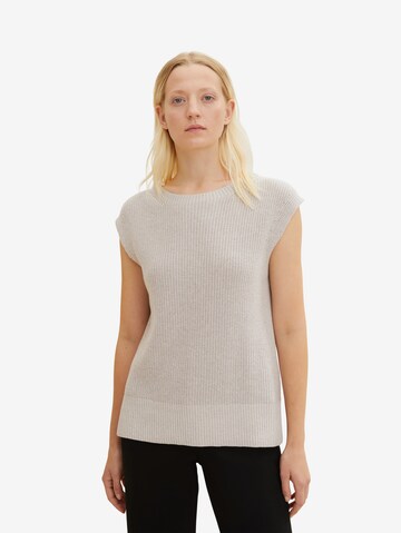 TOM TAILOR Sweater in Grey: front