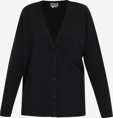 DreiMaster Maritim Strickjacke in Schwarz: Vorderseite