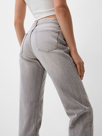 Bershka Regular Jeans in Grey