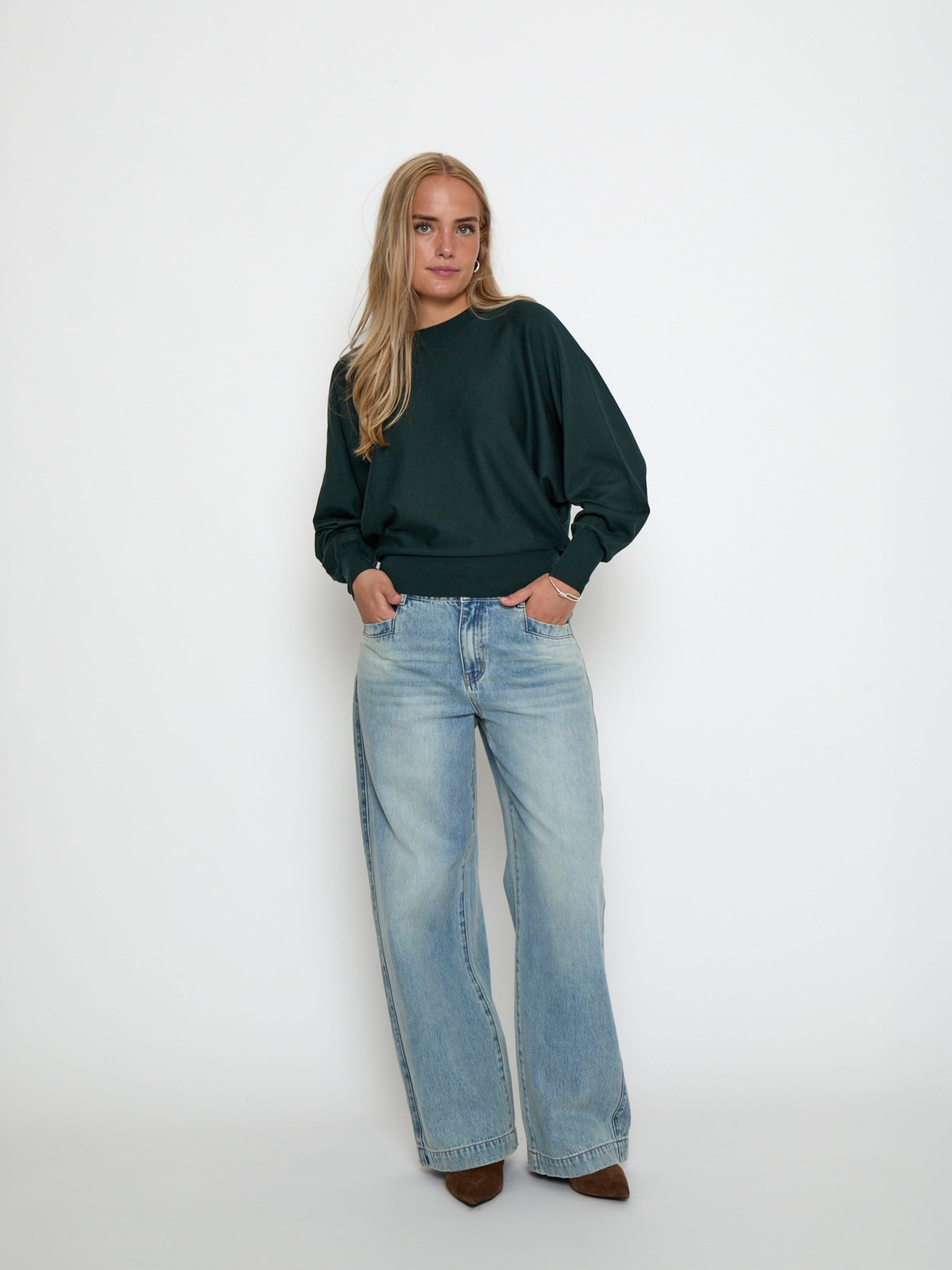 minus - Jersey 'Dana' en verde