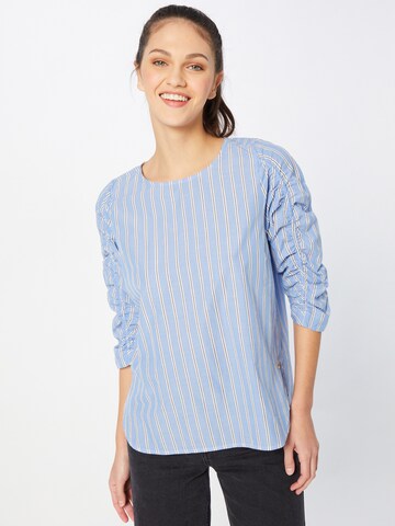 Coster Copenhagen Bluse in Blau: predná strana