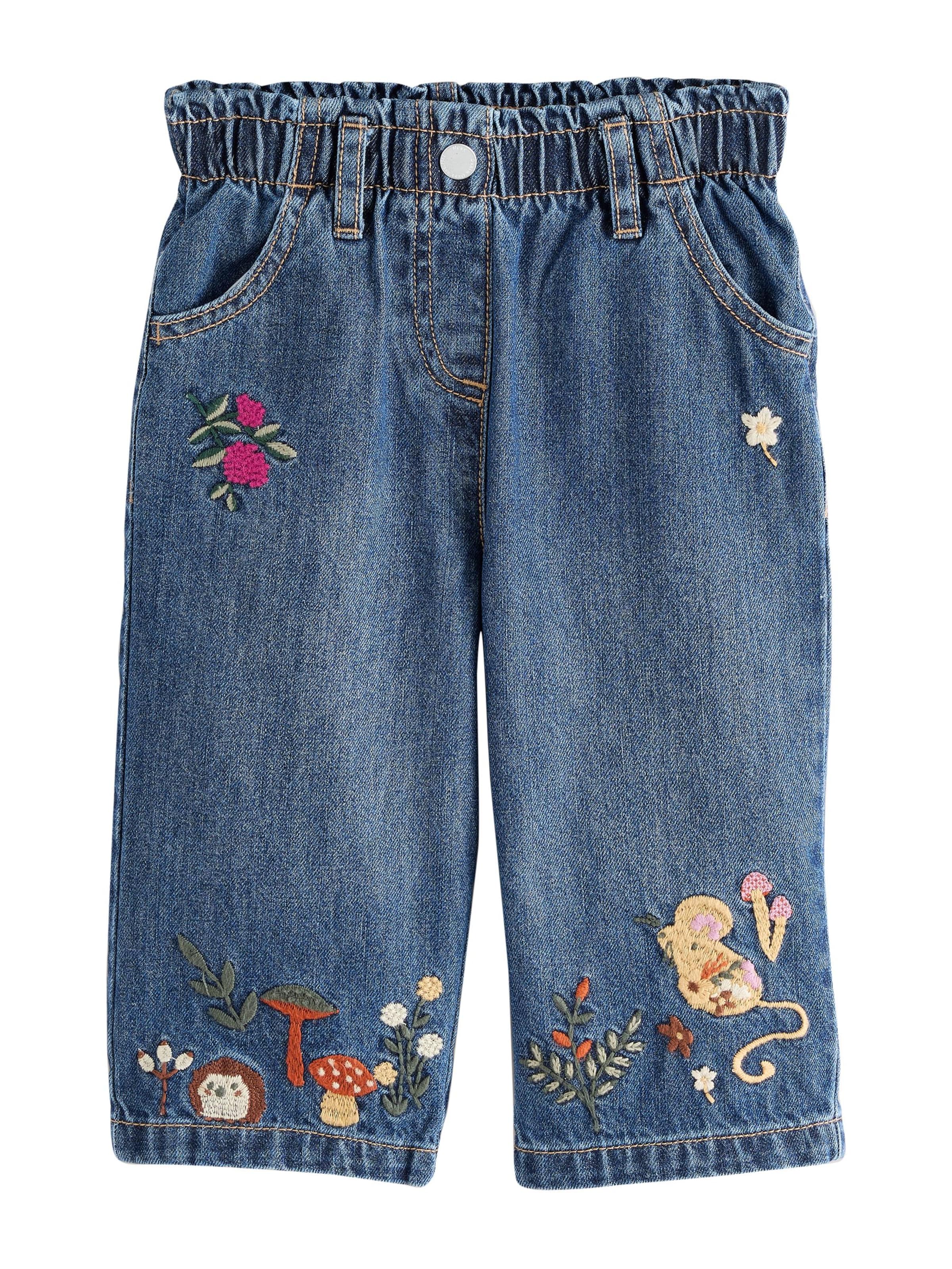 Next Loosefit Jeans i blå: forside