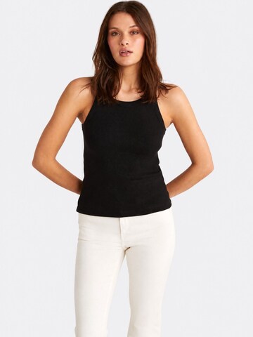 Ethiquet Top 'Tanktops & Camis' - fekete: elől