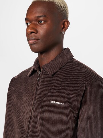 Cleptomanicx Between-Season Jacket 'Service' in Brown