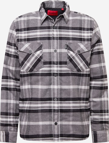 HUGO Button Up Shirt 'Espin' in Grey: front