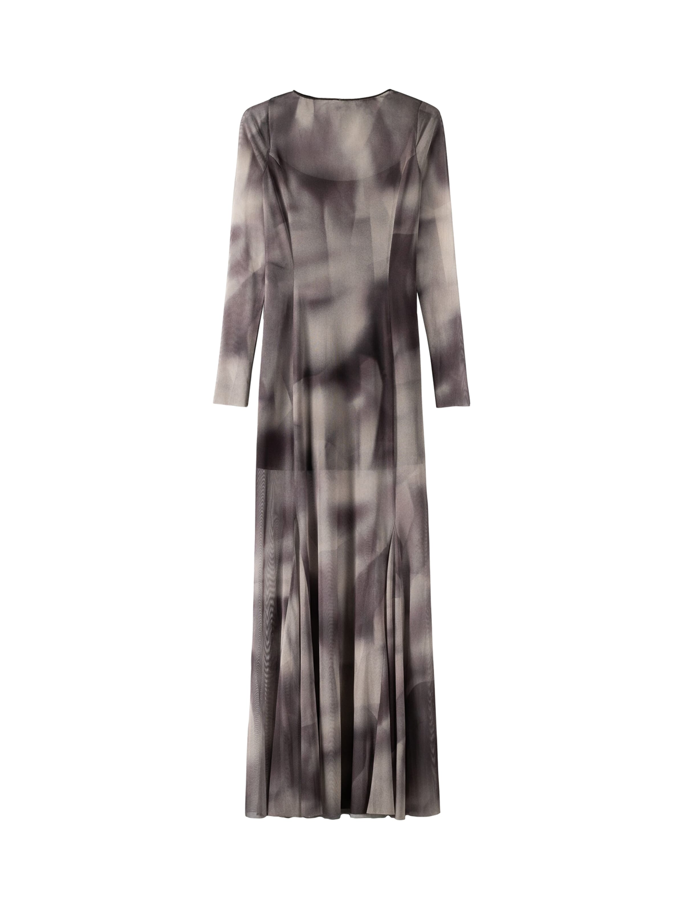 Bershka Šaty – šedá: přední strana