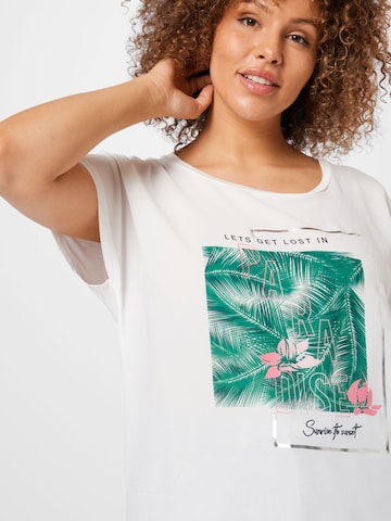 T-shirt 'KETTY' ONLY Carmakoma en blanc