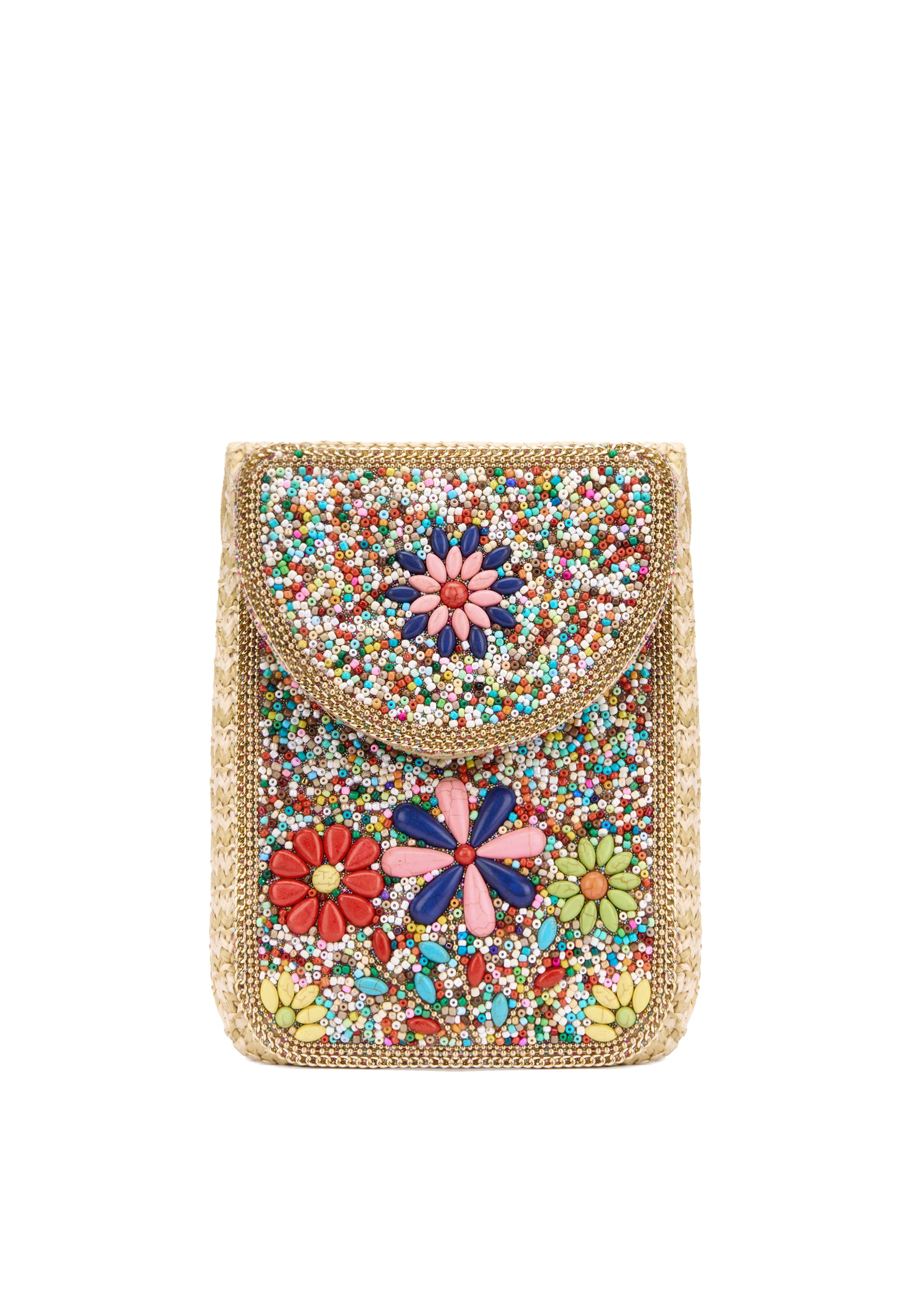 IZIA - Bolso de hombro en beige: frente