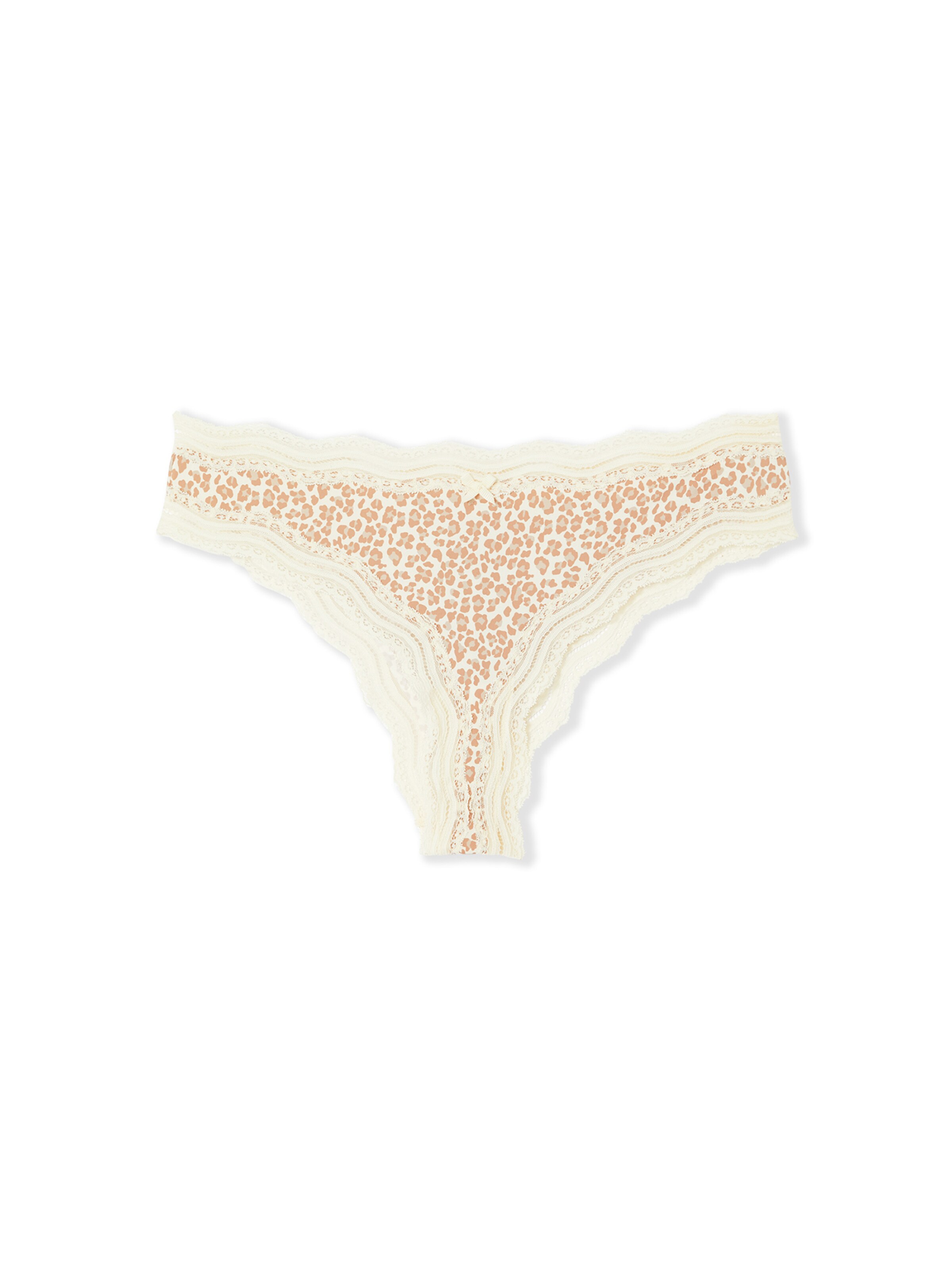 ETAM String 'Soul Print' in Beige: Vorderseite