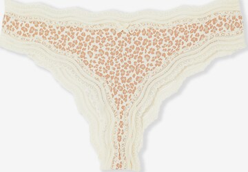 ETAM String 'Soul Print' in Beige: Vorderseite