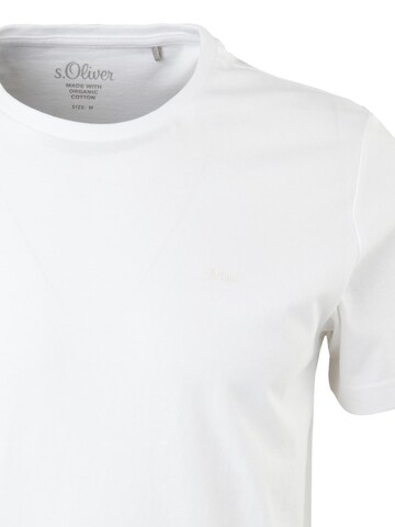 s.Oliver Shirt 'Basic'‌‌‌‌ in Weiß