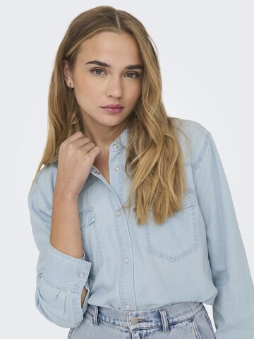 ONLY Blouse 'Bea' in Blauw