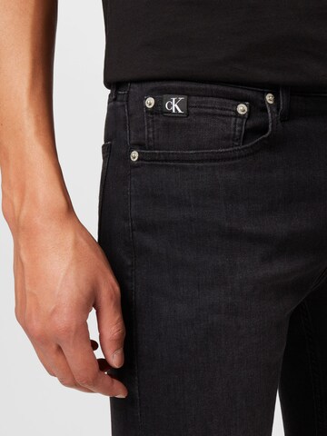 Calvin Klein Jeans Skinny Farmer - fekete