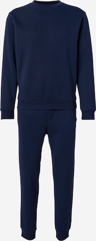 JACK & JONES Strój do biegania 'JJEBRADLEY' w kolorze niebieski: przód