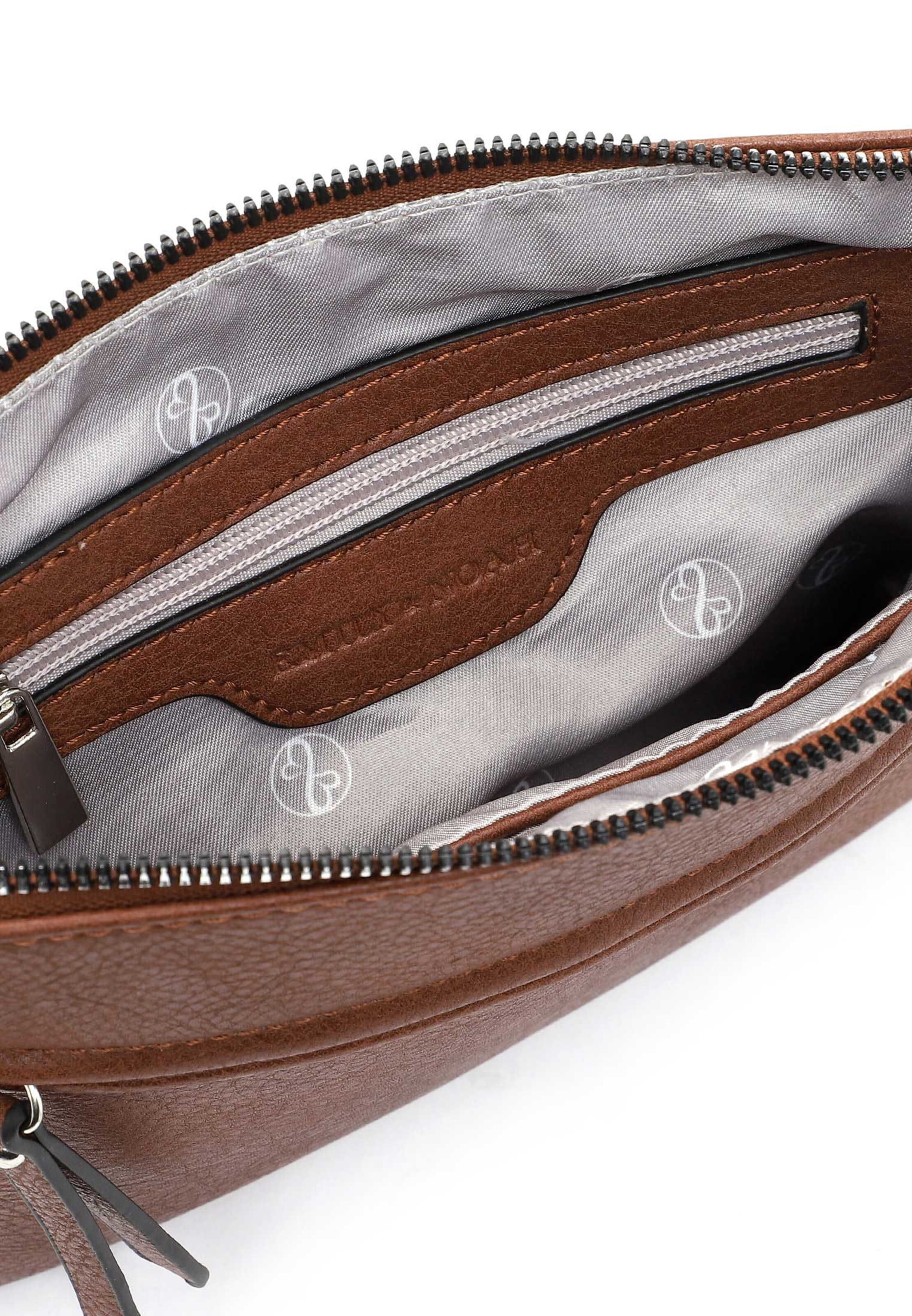 Sac à bandoulière 'Emma' Emily & Noah en marron