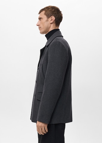 MANGO MAN Between-Seasons Coat 'Steve' in Grey