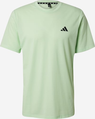 ADIDAS PERFORMANCE T-Shirt fonctionnel 'Train Essentials Comfort' en vert clair / noir, Vue avec produit