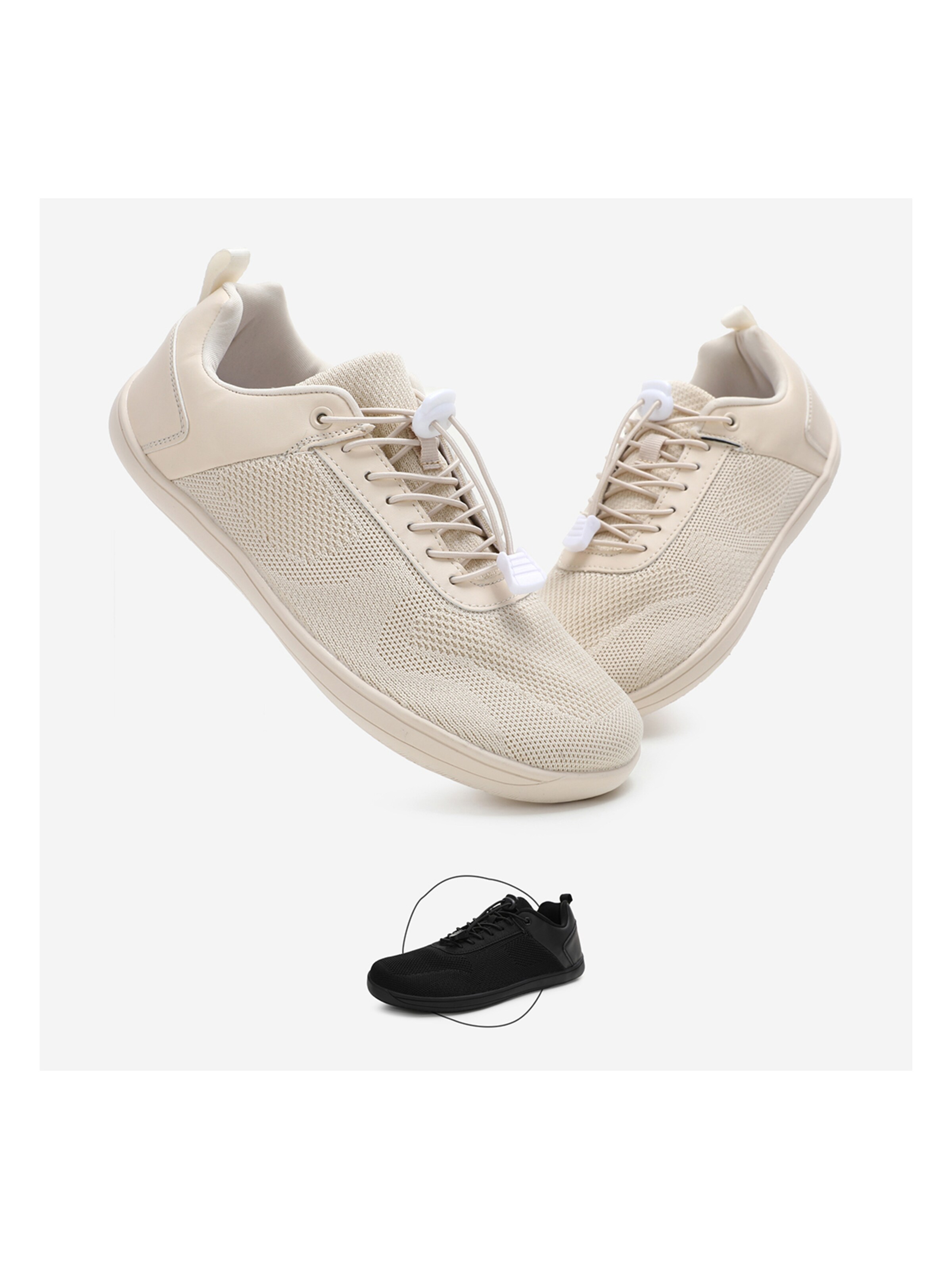 DOTALES Sneakers 'DOTALES - CityStep Barfußschuhe' in Beige: front