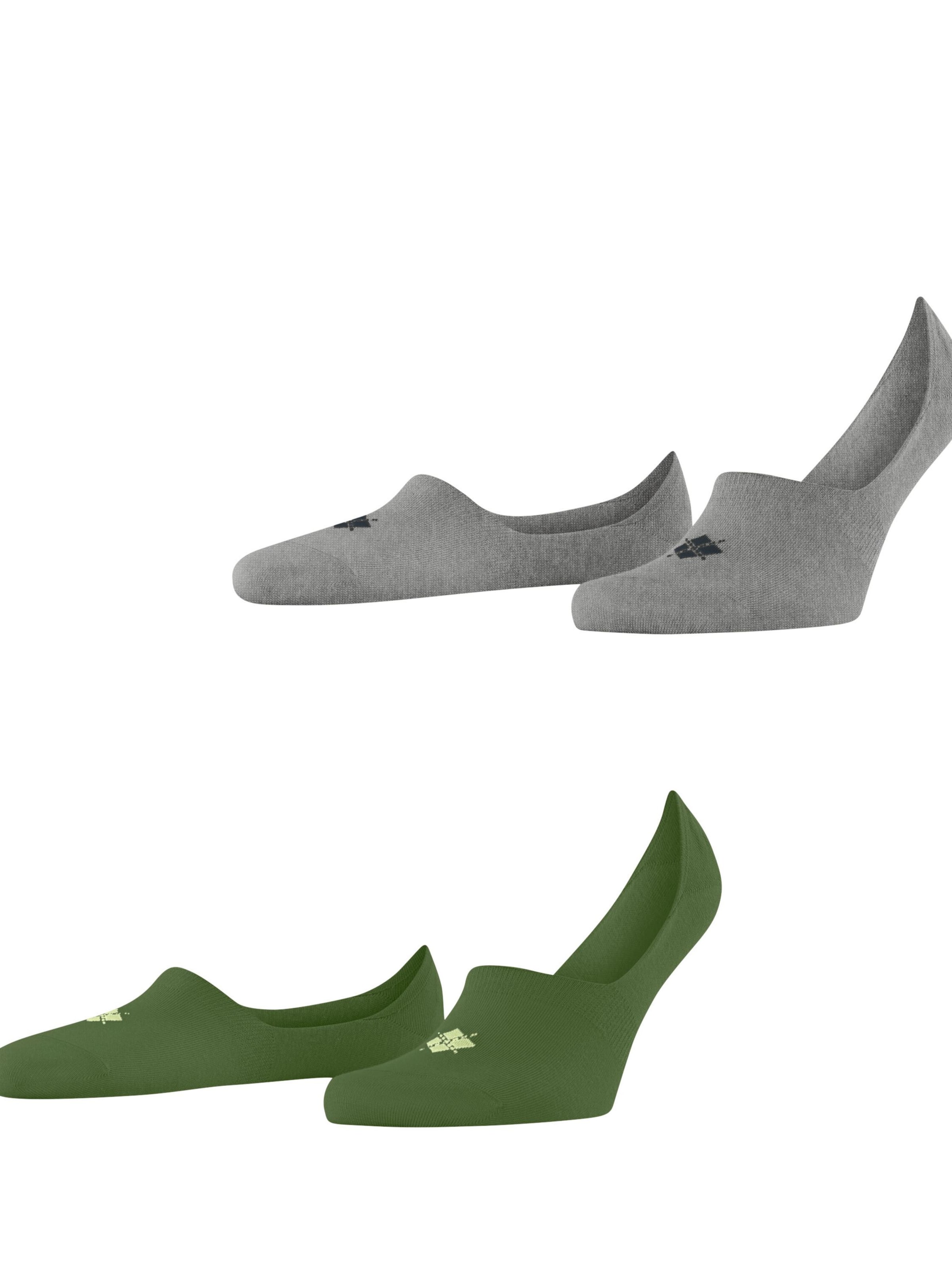 BURLINGTON Füßlinge 'Everyday 2-Pack'‌‌‌‌‌‌‌‌‌‌ in Grün: Vorderseite