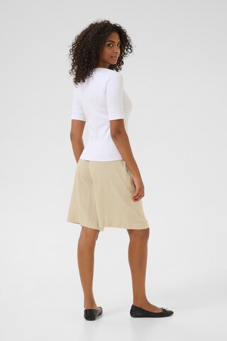 Kaffe - Pierna ancha Pantalón 'Milia' en gris