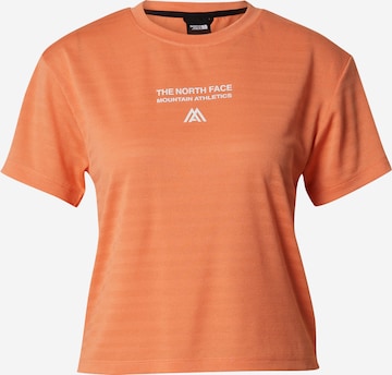 THE NORTH FACE Λειτουργικό μπλουζάκι σε πορτοκαλί: μπροστά