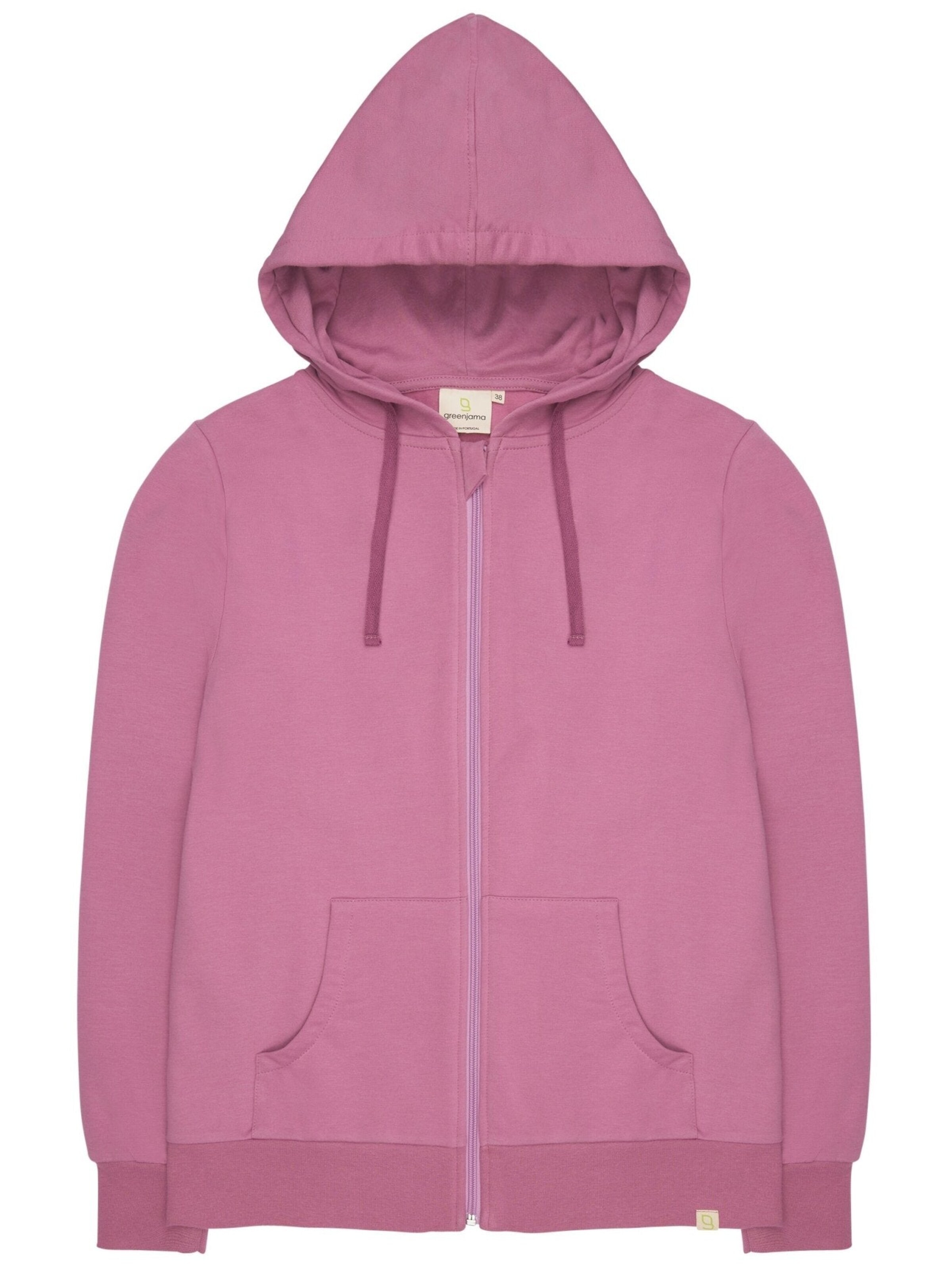 greenjama Sweatjacke‌‌‌ in Lila: Vorderseite