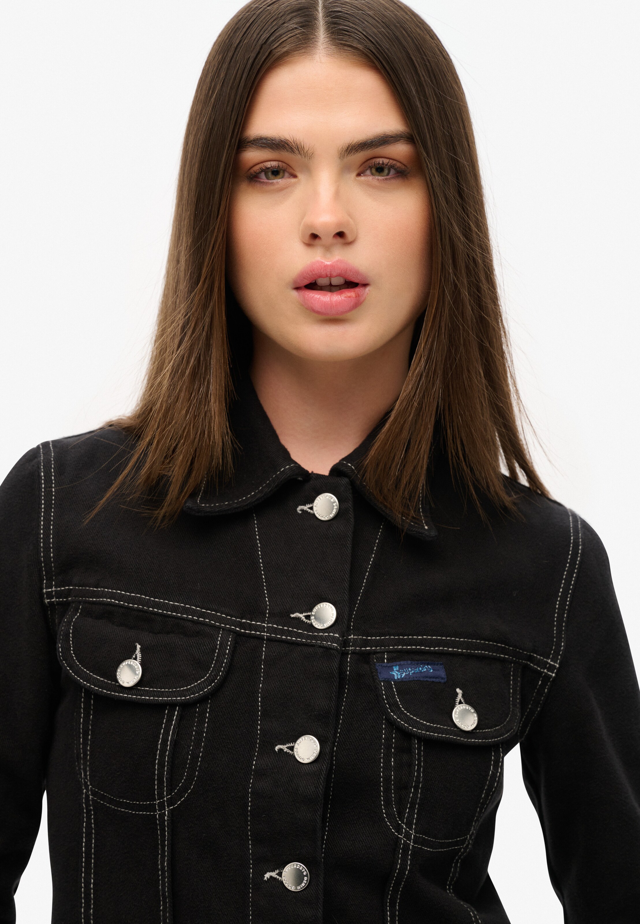 Veste mi-saison Superdry en noir