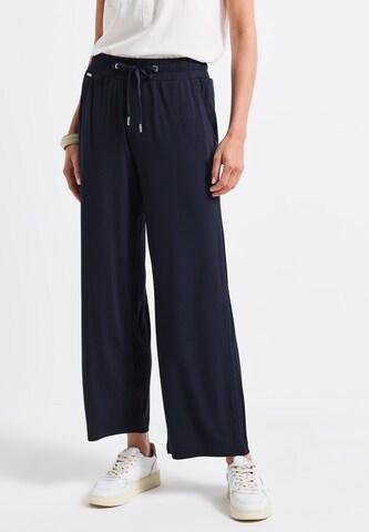 STREET ONE Loosefit Hose in Blau: Vorderseite