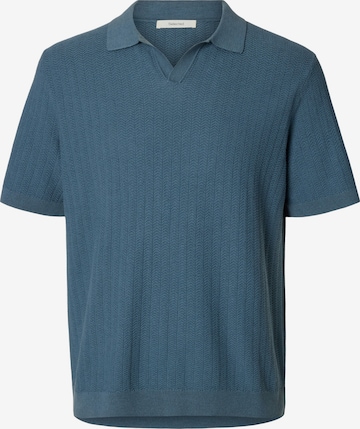 SELECTED - Jersey 'SLHMattis' en azul: frente