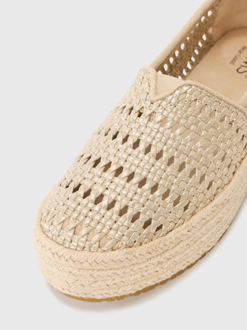 Espadrillas 'Valencia' di TOMS in oro