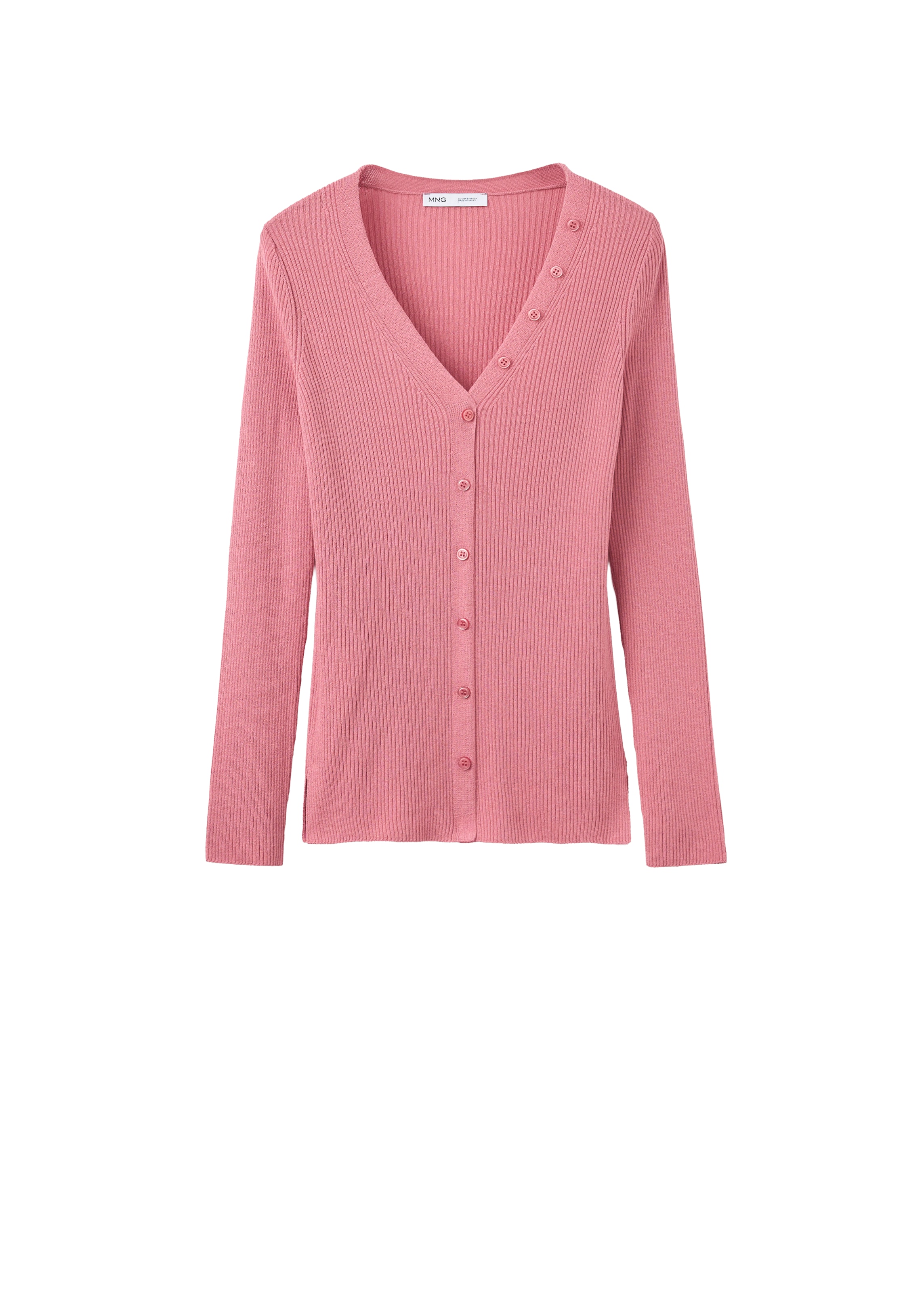 MANGO Strickjacke 'WILMOT' in XS in pitaya, Produktansicht