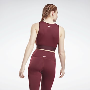 Haut de sport Reebok en rouge