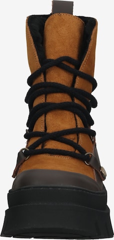 STEVE MADDEN Lace-Up Ankle Boots in Brown