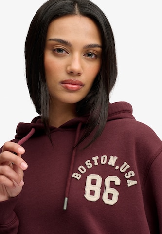 Sweat-shirt 'Athletic Essential' Superdry & Co en rouge