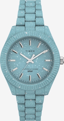 TIMEX Analogt ur 'Waterbury' i blå: forside