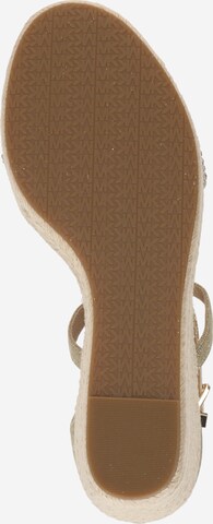 MICHAEL Michael Kors Páskové sandály 'KAYLA' – zlatá