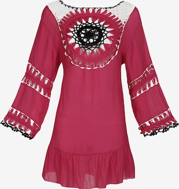 IZIA Summer Dress in Pink: front