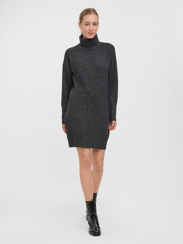 VERO MODA Knitted dress 'Brilliant' in Grey