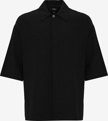 Antioch Классический крой Рубашка в Черный: спереди