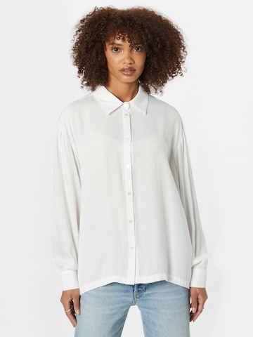 Camicia da donna 'Stefana' di MSCH COPENHAGEN in bianco: frontale