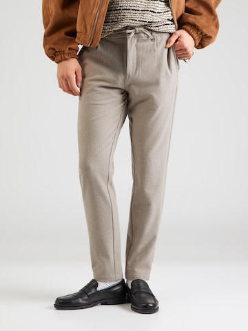 Lindbergh Normální Chino kalhoty – šedá: přední strana