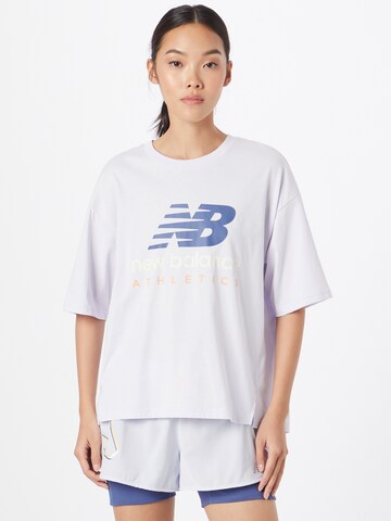 new balance Performance Shirt in Grey: front