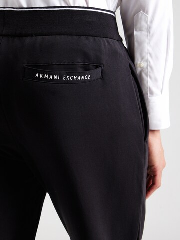 ARMANI EXCHANGE - Tapered Pantalón en negro