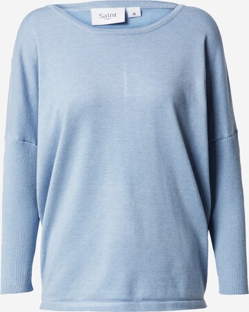 SAINT TROPEZ Sweater 'Mila' in Blue: front