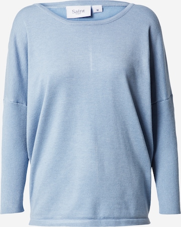 SAINT TROPEZ Sweater 'Mila' in Blue: front